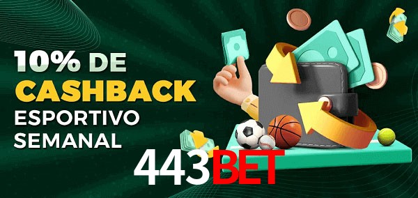 10% de bônus de cashback na 443bet